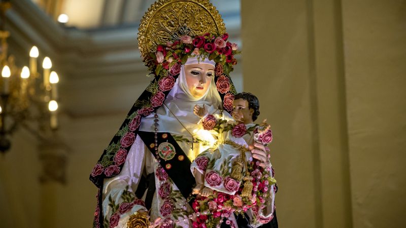 Cierre de las fiestas de Santa Rosa de Lima en Las Cañas
