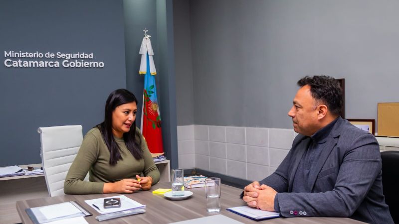 Fabiola Segura y el Intendente de Belén avanzan en proyectos conjuntos de seguridad
