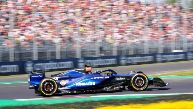 Colapinto cumplió en las prácticas del viernes