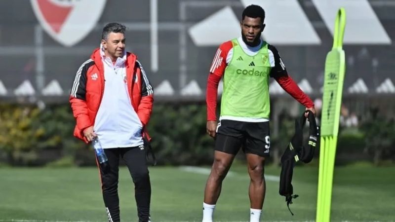 Dos dudas en River para enfrentar a Independiente