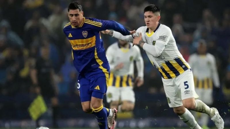 Con un final polémico, Boca venció a Central