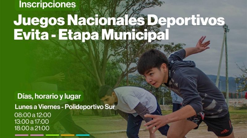 Inscriben para los “Evita 2024”, en la Capital