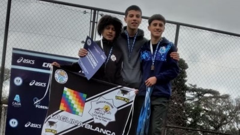 Vilca y Gutiérrez, 2dos. en Nacional de Cross Country