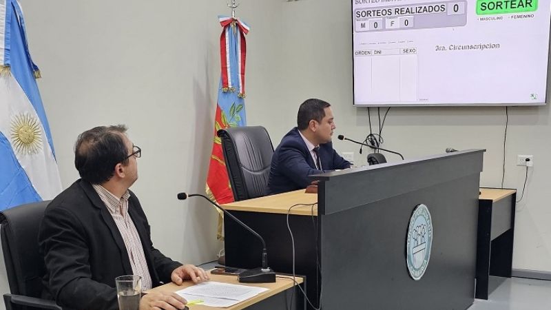 Sortearon potenciales jurados para diferentes causas