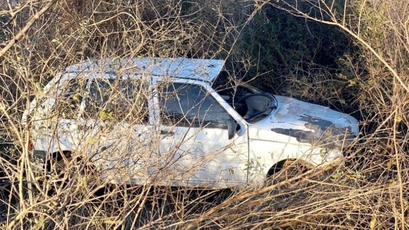 Volcó un auto en Icaño