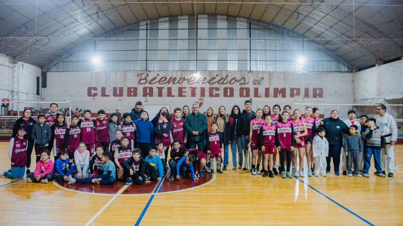 Olimpia mejoró su infraestructura edilicia con apoyo del Gobierno