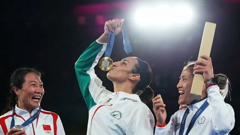 Imane Khelif conquistó el oro de los 66 Kg.	