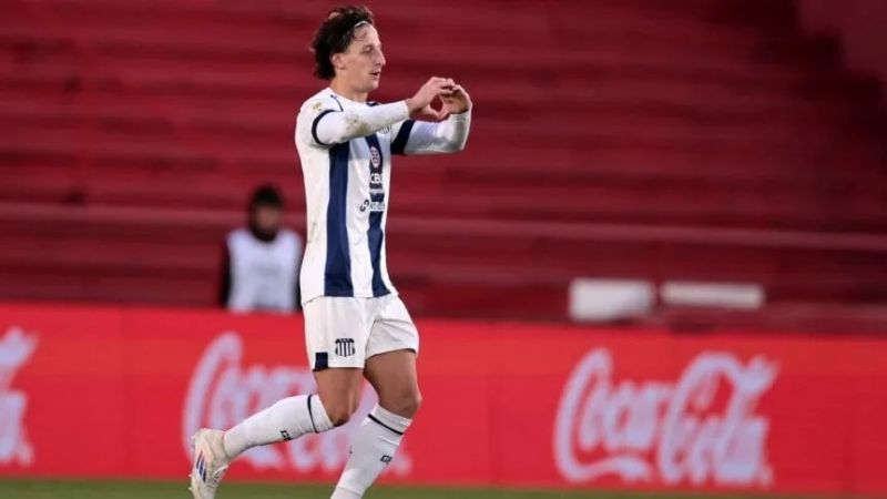 Golazo y agónico empate de Talleres con Barracas