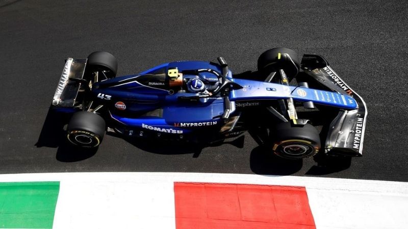 Franco Colapinto protagonizó un gran debut en la Fórmula 1: terminó en el puesto 12 en el Gran Premio de Italia