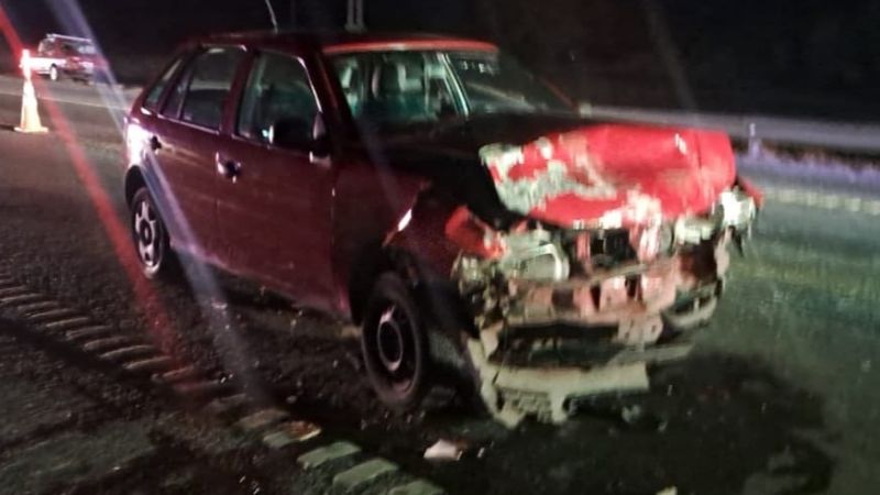 Choque múltiple en la ruta 38