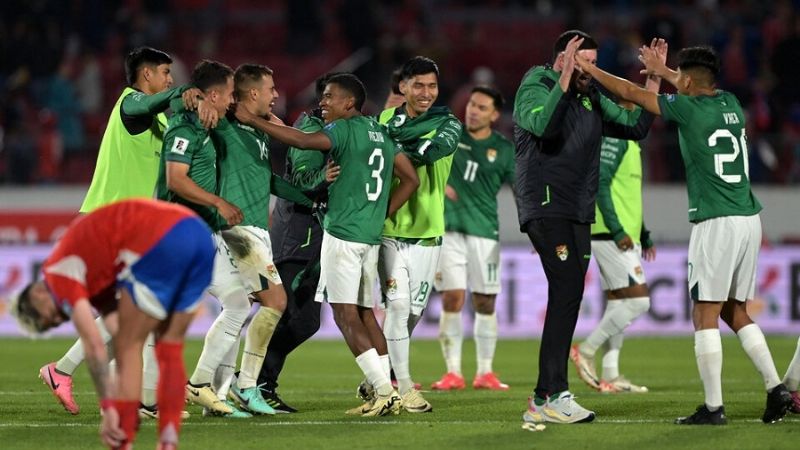 Batacazo de Bolivia 2-1 a Chile, en Santiago