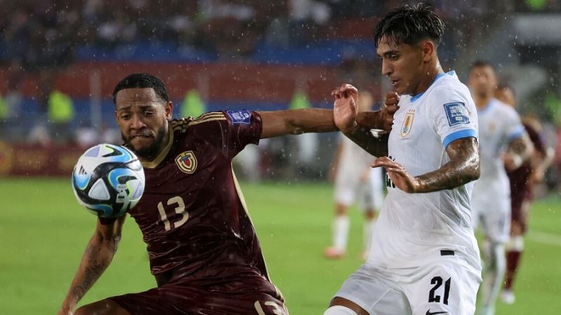 Venezuela y Uruguay repartieron puntos