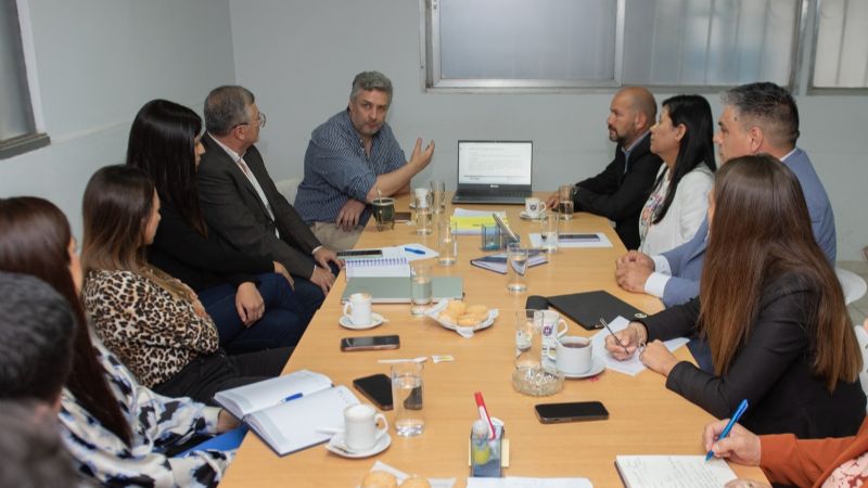 Senadores con la ministra de Economía por el RIGI