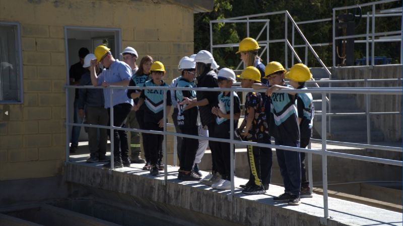 Iniciaron las visitas escolares a la Planta Potabilizadora “Las Pirquitas”