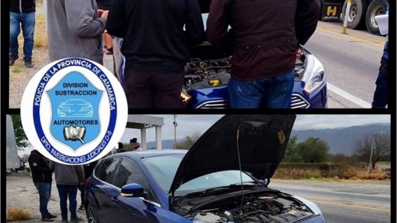 Secuestran un auto requerido por la justicia de Buenos Aires