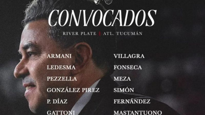 River con todos los “seleccionados” ante Atlético