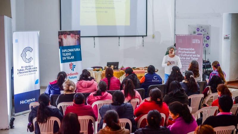 Inicia el 2do módulo de la Diplomatura de Tejido en Telar