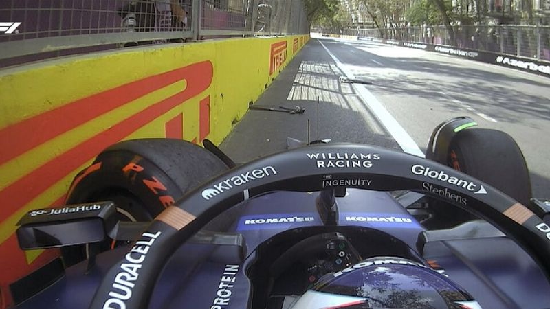 Accidente de Franco Colapinto en Azerbaiyán