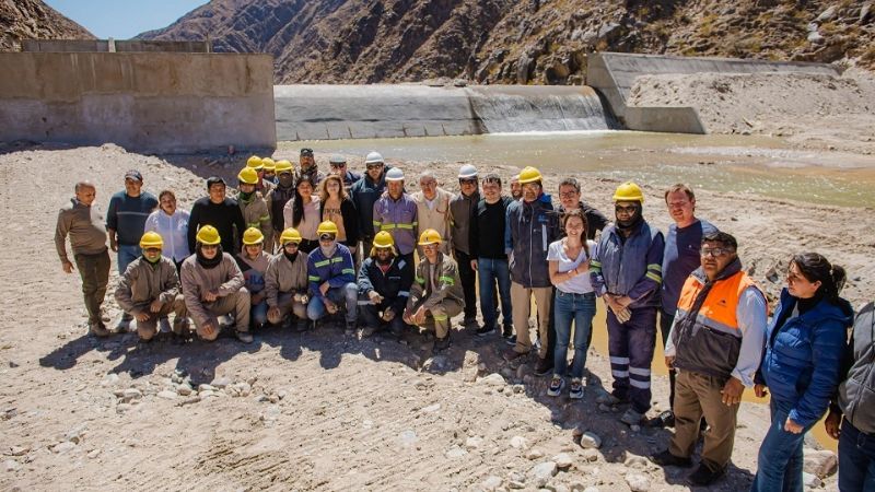 El azud de Punta del Agua, a punto de finalizar