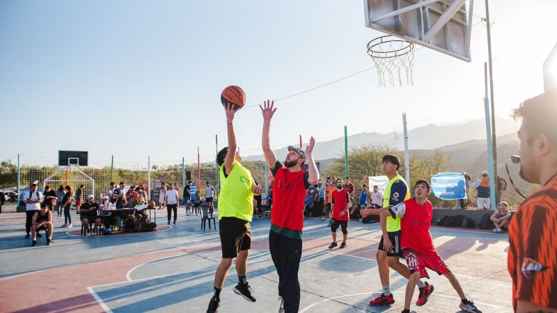 Se realizó la apertura del Torneo 3x3 de Básquet y Batalla de Rap