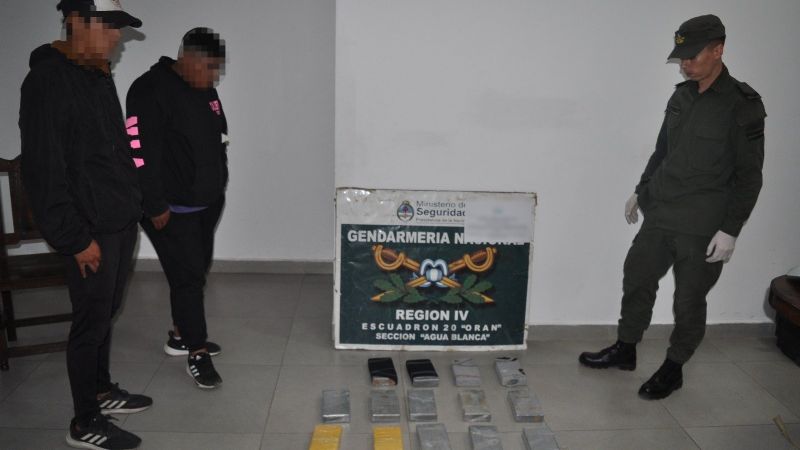 En dos procedimientos secuestran más de 26 kilos de cocaína