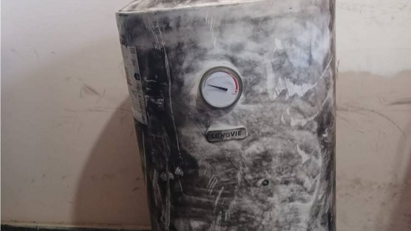 Recuperan termotanque eléctrico