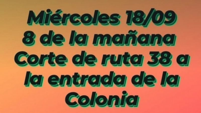 Tarifazo: vecinos de Capayán cortarán la ruta 38