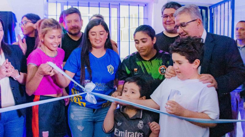 El fútbol femenino chacarero inauguró sus propias oficinas
