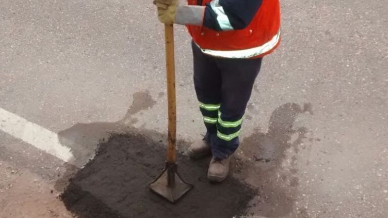 Por trabajos en calzada, transitar con precaución por Ruta Nacional 38