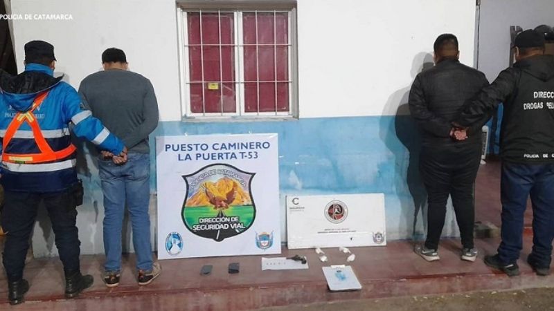 Incautan cocaína en La Puerta