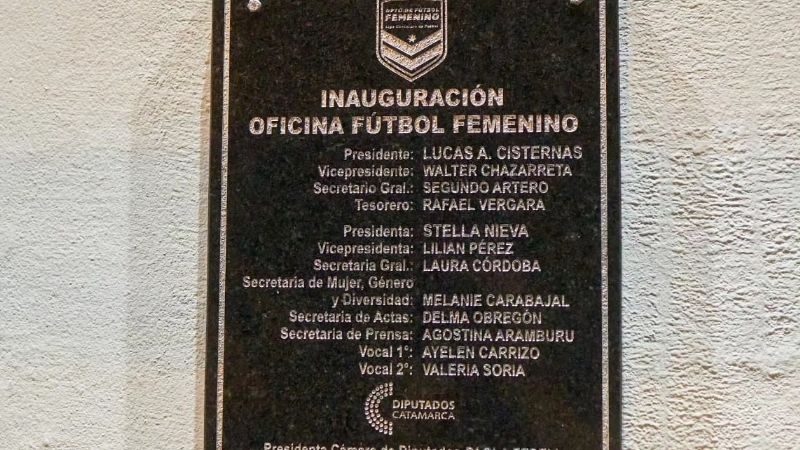 El fútbol femenino chacarero inauguró sus propias oficinas
