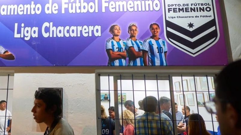 El fútbol femenino chacarero inauguró sus propias oficinas