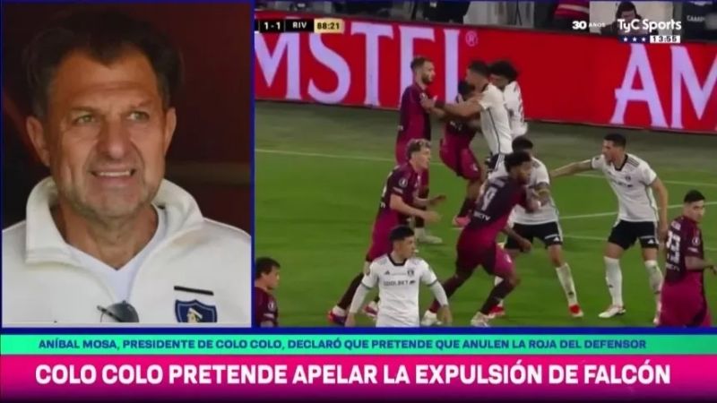 Colo-Colo apelaría la expulsión de Falcón