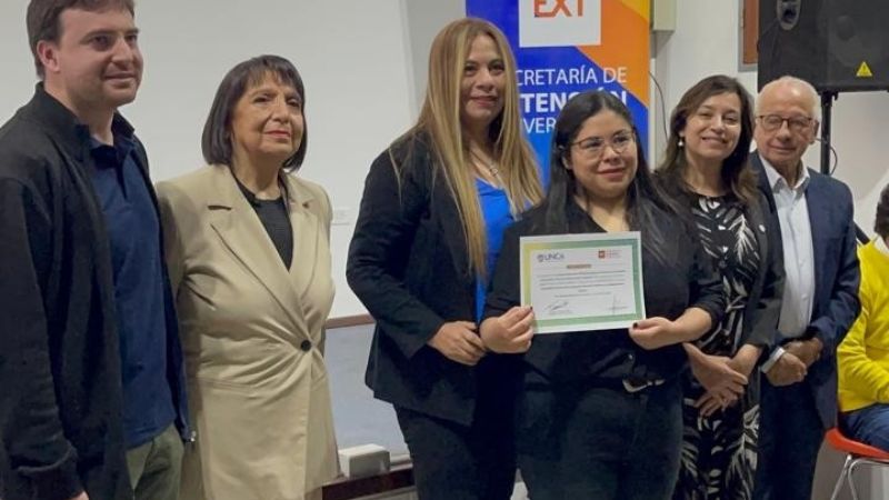 Presentación de la actividad extensionista en la UNCA