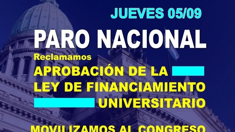 Docentes universitarios paran el jueves