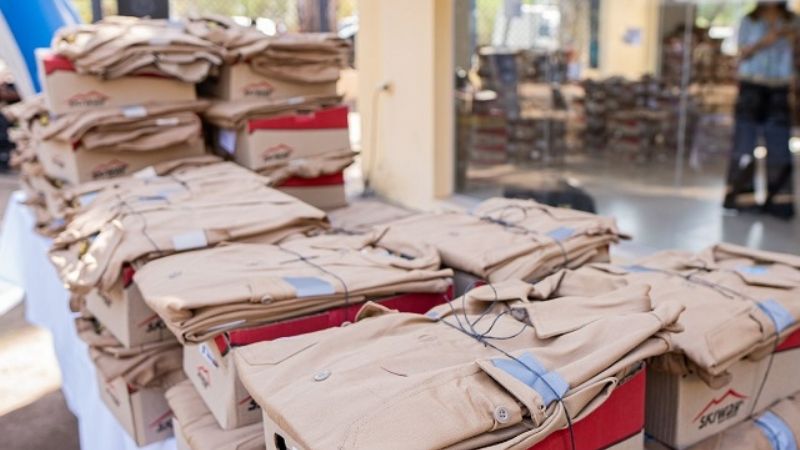 Nueva indumentaria para empleados municipales de Valle Viejo