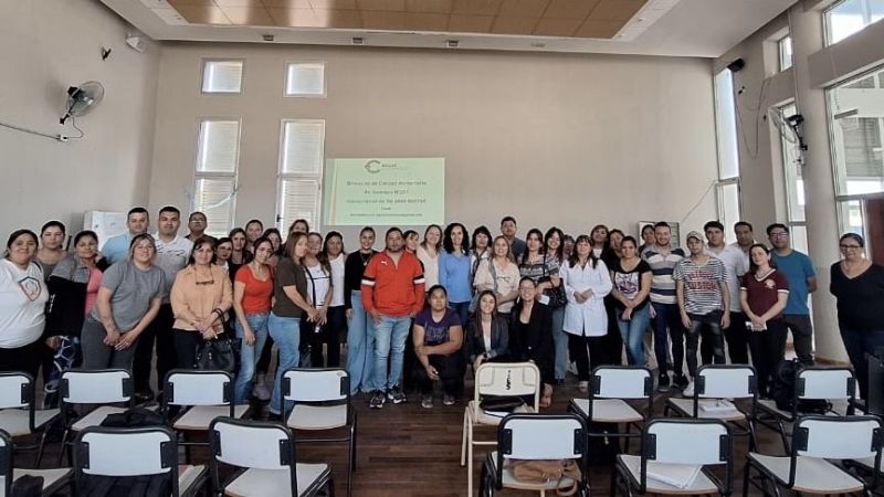 Se capacitó en opciones saludables a responsables de cantinas y directores de escuelas