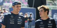 LARGAN JUNTOS. Alexander Albon y Franco Colapinto, los pilotos que Williams, que este domingo largarán desde la 6ta. fila,en la grilla de partida del GP de la Fórmula 1, en Singapur.