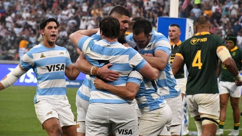 Los Pumas vencieron a Sudáfrica por 29 a 28