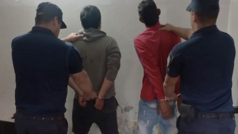 Llevaban elementos robados