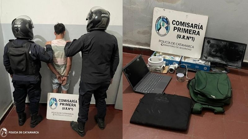 Ladrón, tras las rejas