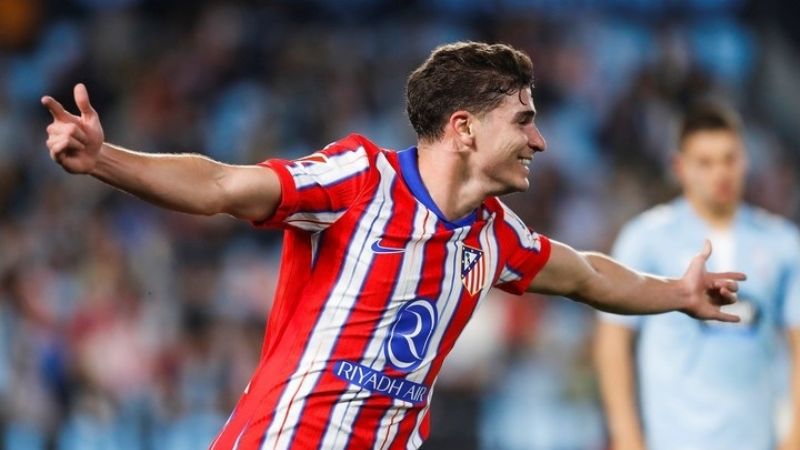 Julián le dio el triunfo al Atlético de Madrid