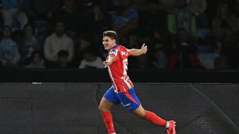 Julián le dio el triunfo al Atlético de Madrid