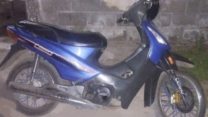Recuperaron una motocicleta y una heladera