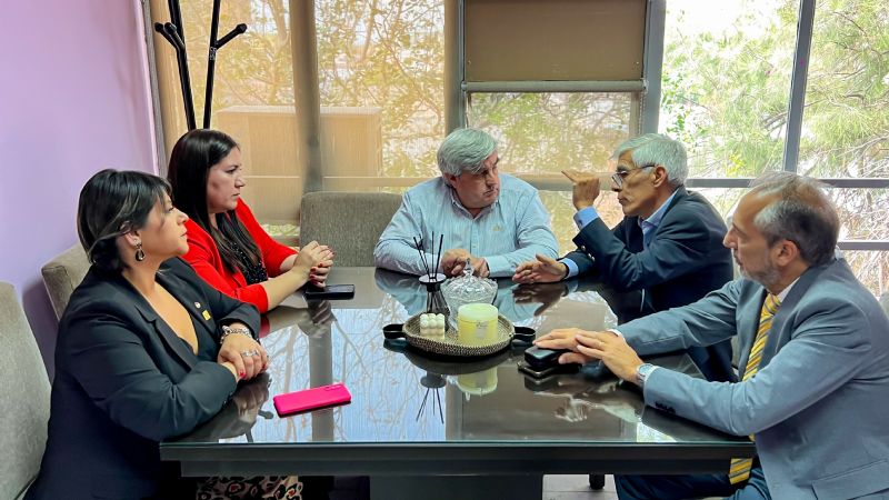 Arellano se reunió con legisladores locales