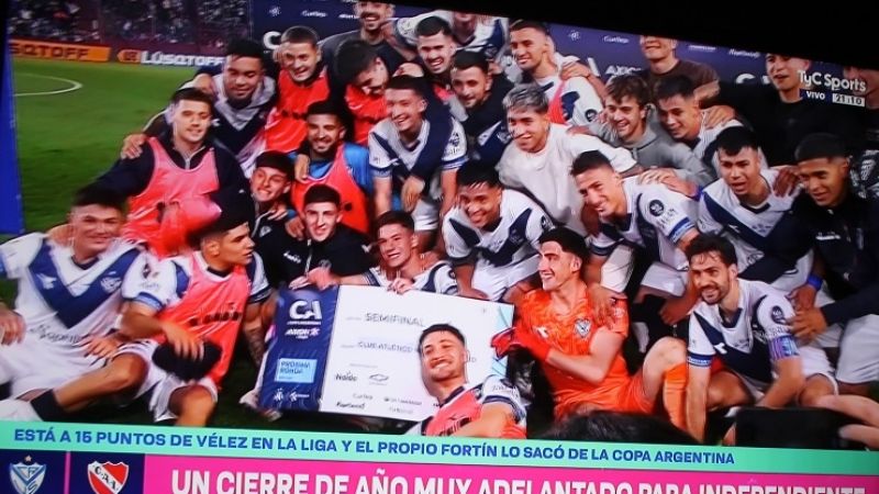 Vélez está en “semis” de la Copa Argentina