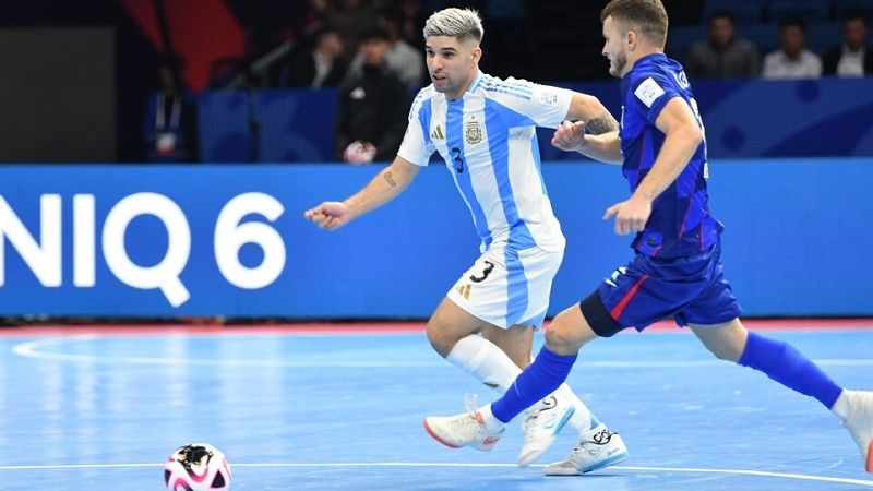 Argentina está en 4tos. del Mundial de futsal