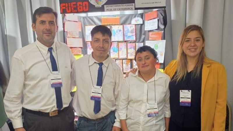 Alumnos catamarqueños obtuvieron un primer puesto en la Feria Nacional