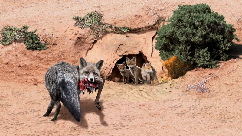 Encuentran en San Pedro restos de un guanaco fósil con marcas de mordidas