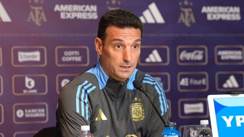 Scaloni no “soltó prenda” sobre el “10”, ni el “capitán”